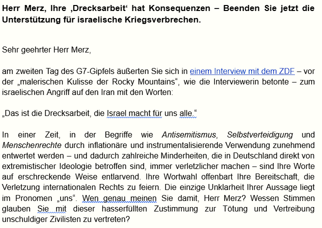 Offener Brief an Friedrich Merz